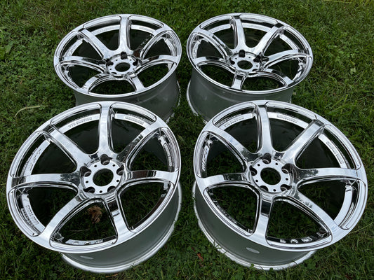 18” wheels vacuum chrome