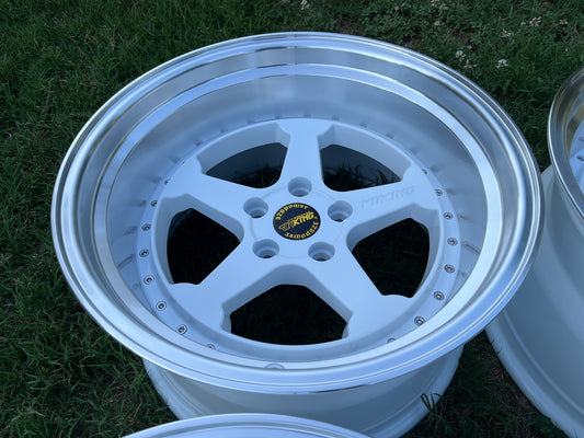 18” 326 wheels white